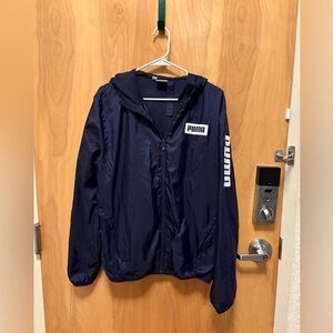 Puma Navy Blue Zip-Up Jacket